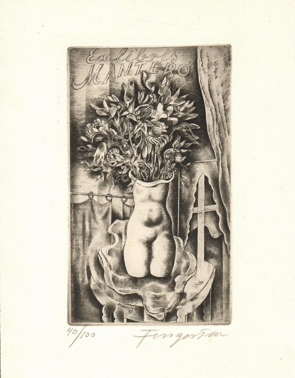 Ex libris Mantero