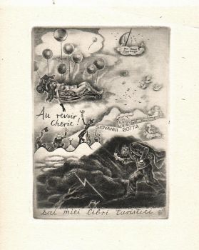 Ex libris Giovanni Botta (Au revoir Cherie!)