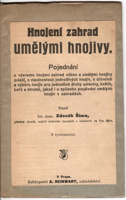 Hnojení zahrad umělými hnojivy. 