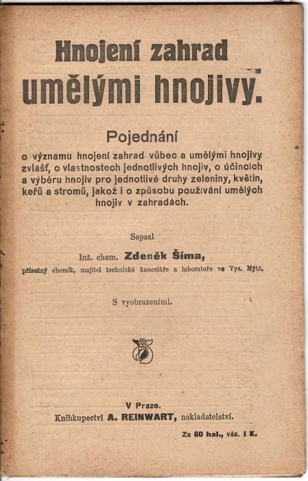 Hnojení zahrad umělými hnojivy.