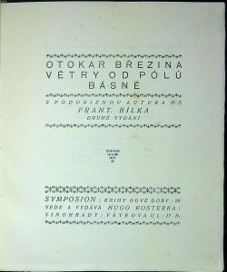 Větry od pólů. Básně.