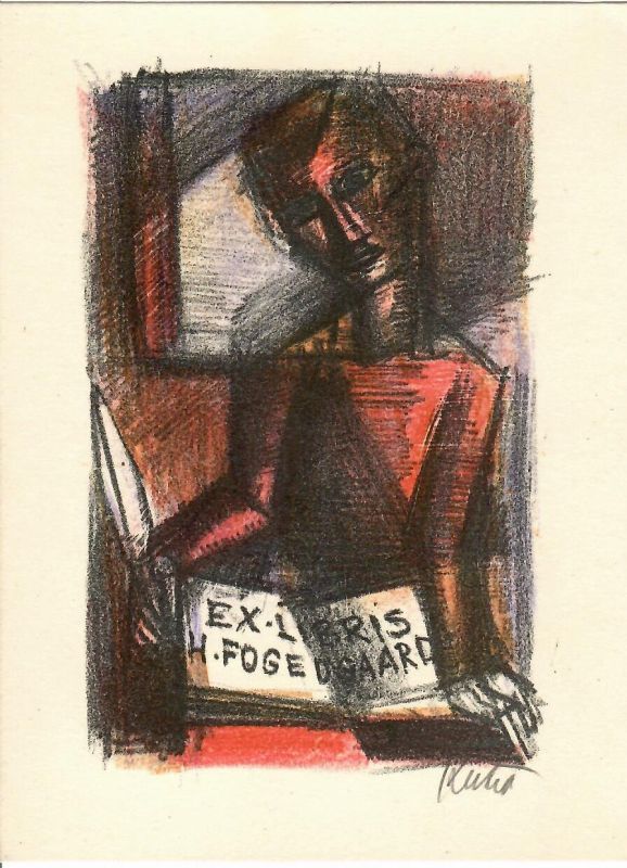 Ex libris H. Fogedgaard