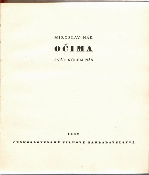 Očima. Svět kolem nás.