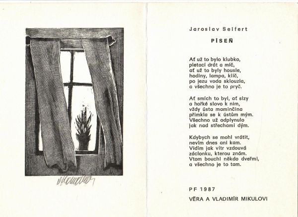 P.F. 1987 Věra a Vladimír Mikulovi