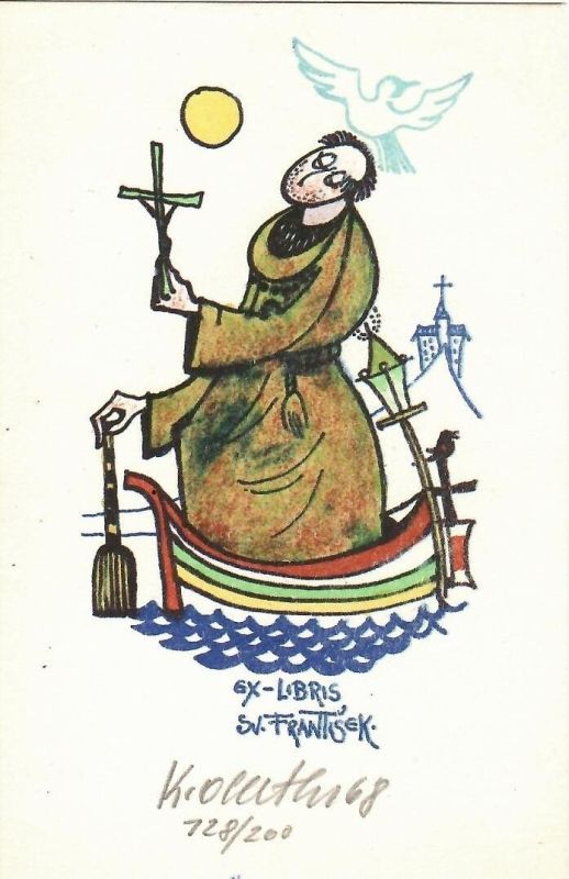 Ex libris sv. František