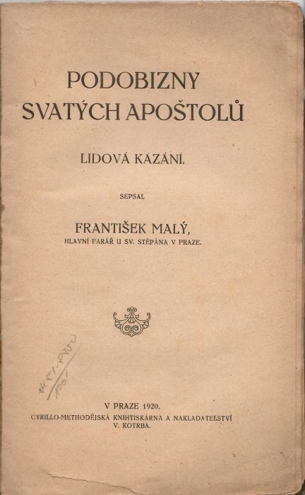 Podobizny svatých apoštolů. 