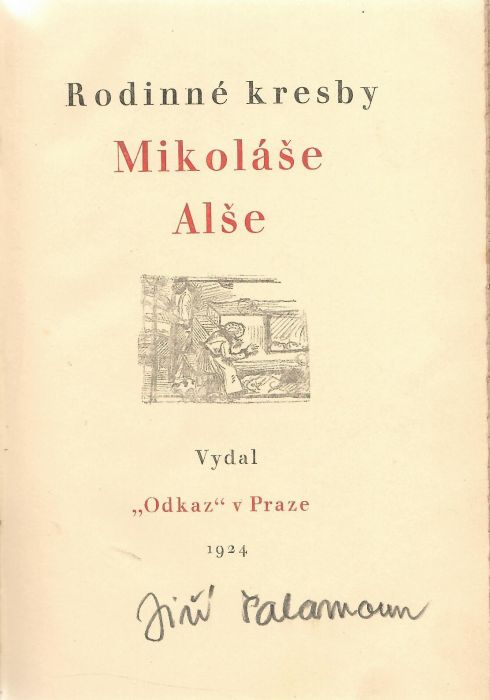 Rodinné kresby Mikoláše Alše.