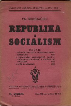 Republika a socialism. 
