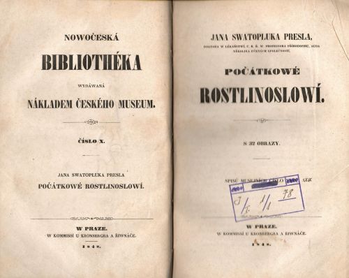 Počátkowé rostlinoslowí. S 32 obrazy. ...