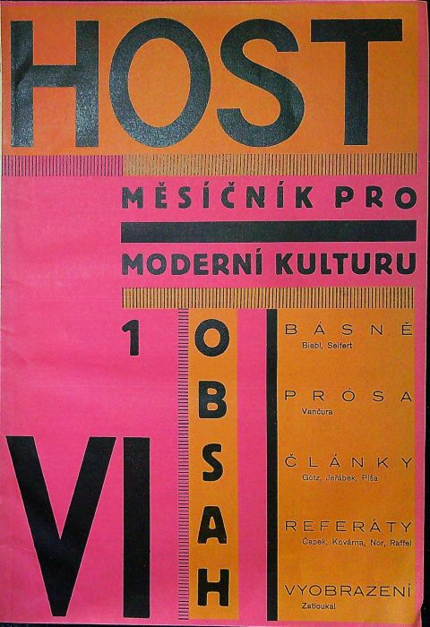 Host. Měsíčník pro moderní kulturu. Ročník VI., č. 1-10 (kompletní ročník)