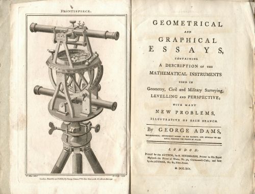GEOMETRICAL AND GRAPHICAL ESSAYS, containing A DESCRIPTION of the MATHEMATICAL INSTRUMENTS used in Geometry, Civil and Military Surveying, LEVELLING and PERSPECTIVE; with many NEW PROBLEMS, illustrative of each branch.