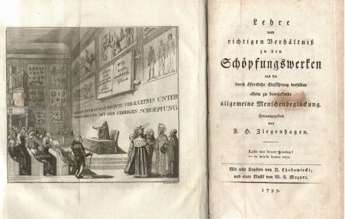 Lehre vom richtigen Verhältniss zu den Schöpfunswerken und die durch öffentliche Einführung derselben allein zu bewürkende allgemeine Menschenbeglückung.