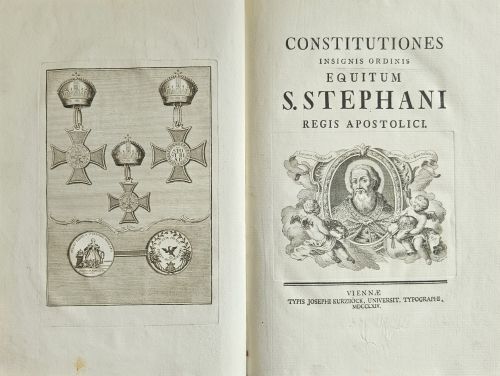 ĆONSTITUTIONES INSIGNIS ORDINIS EQUITUM S. STEPHANI REGIS APOSTOLICI.