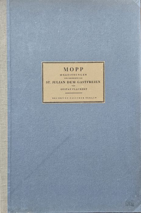 Zehn Radierungen zu Gustav Flaubert Geschichte von Sankt Julian dem Gastfreien von MOPP.