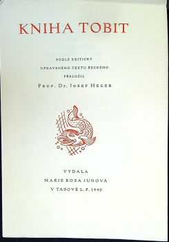 Kniha Tobit.