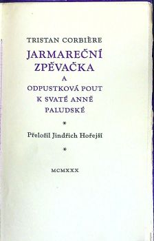 Jarmareční zpěvačka a odpustková pout k Svaté Anně Paludské.