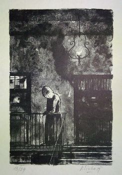 Dětská postava v mezipatře