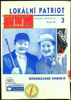 Lokální patriot. Noviny Osvobozeného divadla. Ročník VIII., číslo 3.
