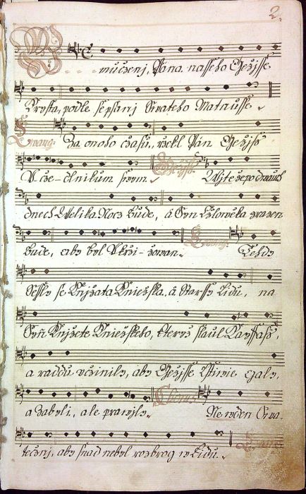 Liber Passionum. (Česky psaný kancionál)