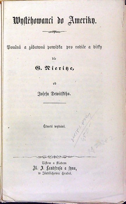 Wystěhowanci do Ameriky. Poučná a zábawná powídka pro rodiče a dítky.