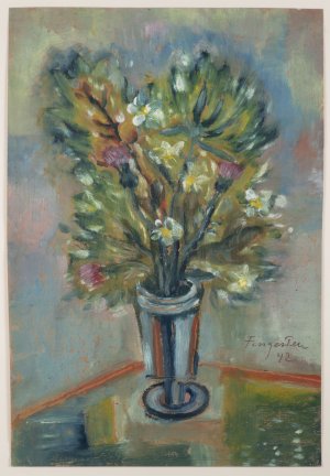 Blumenstrauß mit Vase I