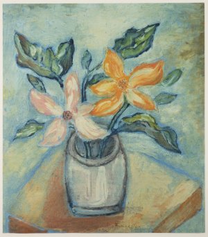 Blumenstrauß mit Vase IV