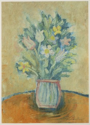 Blumenstrauß mit Vase VI