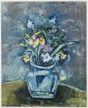 Blumenstrauß mit Vase VII