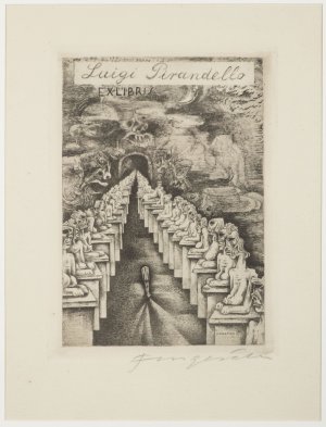 Ex libris Luigi Pirandello