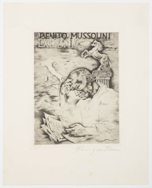 Ex libris Benito Mussolini