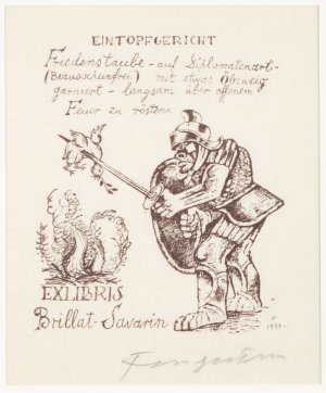 Ex libris Brillat-Savarin
