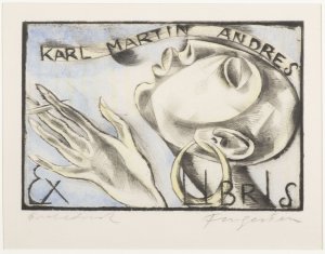 Ex libris K. M. Andres