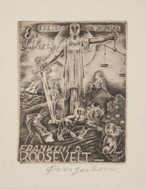 Ex libris F. D. Roosevelt