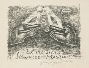 Ex libris Siegfried Maginot