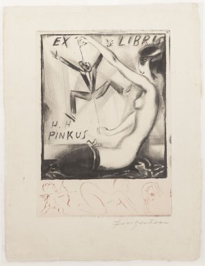 Ex libris H. H. Pinkus