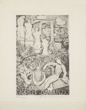 Ex libris G. d´Annunzio