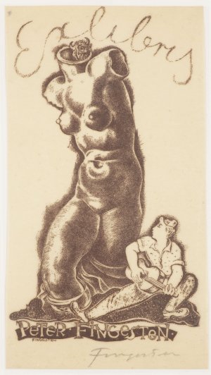 Ex libris Peter Fingesten II