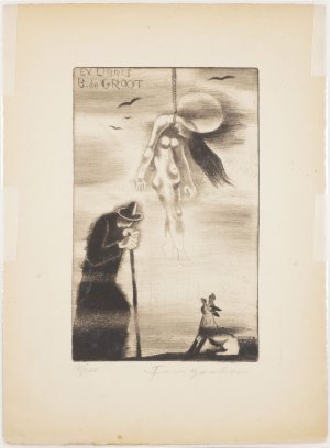 Ex libris B. de Groot