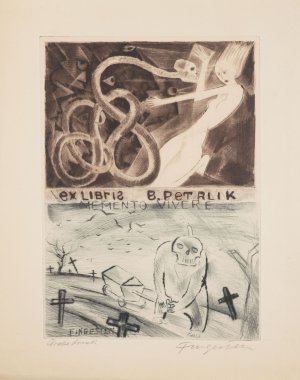 Ex libris B. Petrlík II