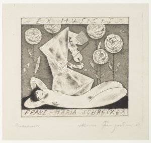 Ex libris F. M. Schrecker