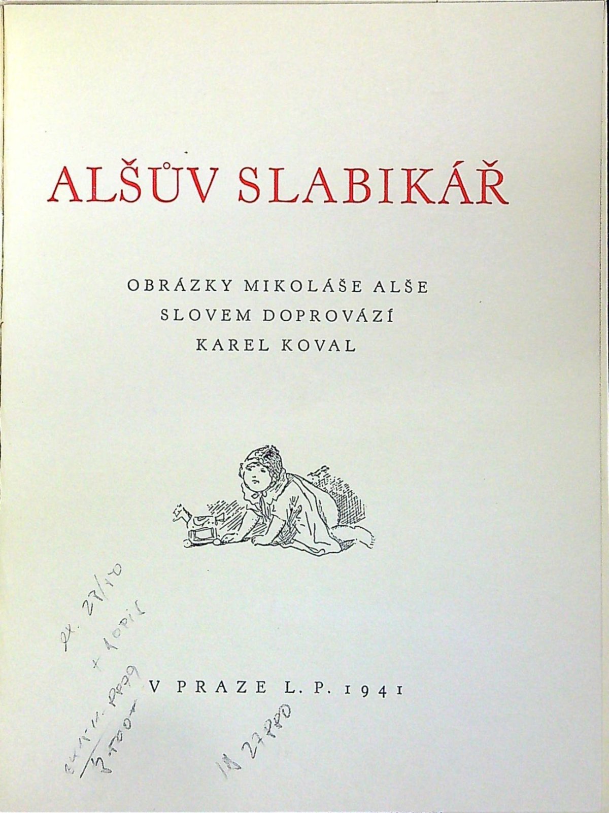 Alšův slabikář.