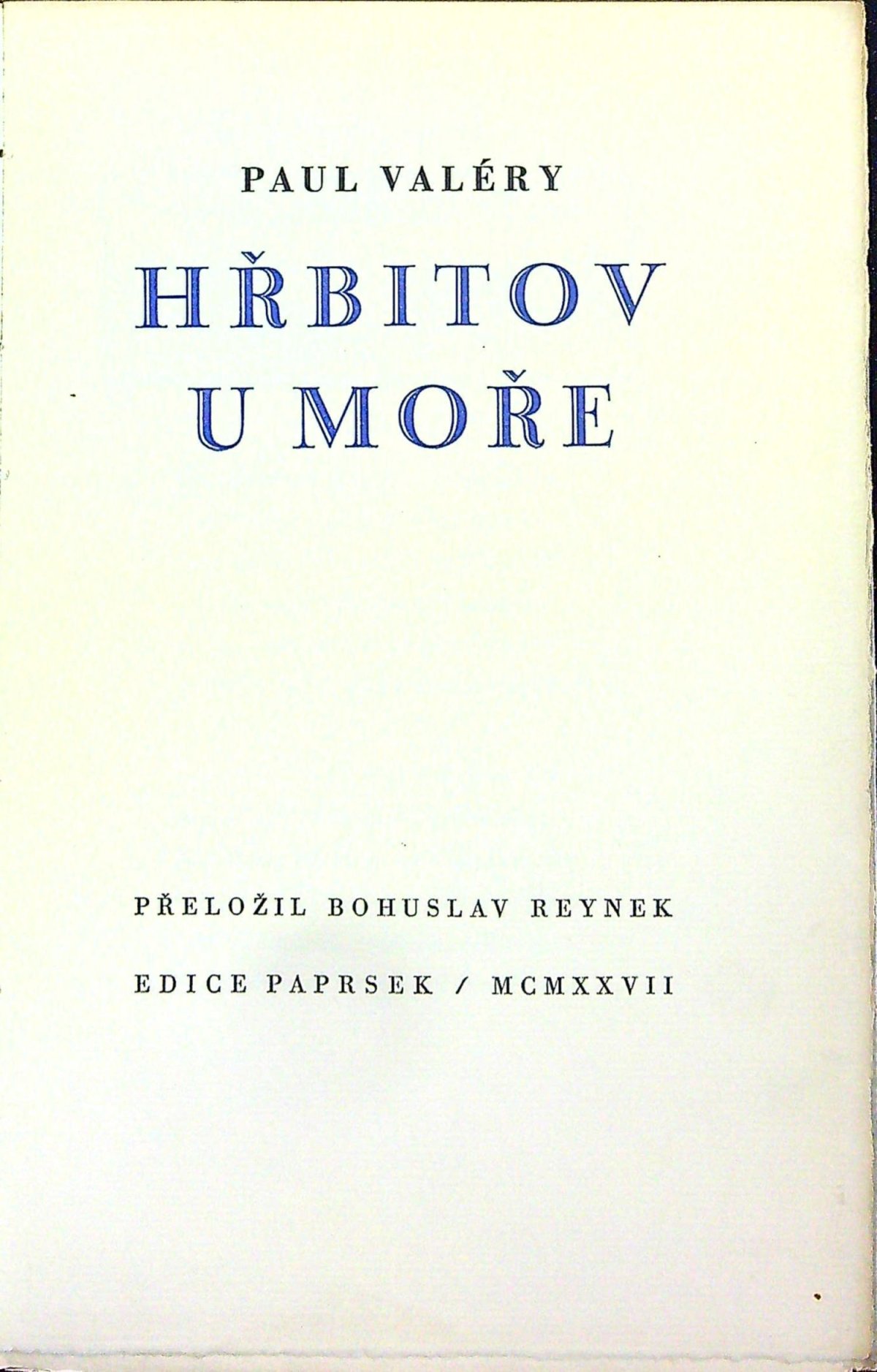 Hřbitov u moře.