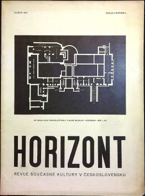 Horizont. Revue současné kultury v Československu. Číslo 4. Ročník I.
