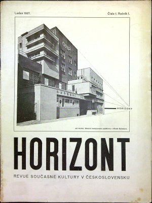 Horizont. Revue současné kultury v Československu. Číslo 1. Ročník I.