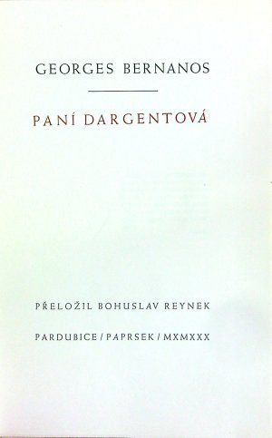 Paní Dargentová.