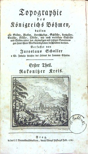 Topographie des Königreichs Böhmen, ... 1. až 16. díl + rejstřík (kompletní dílo)