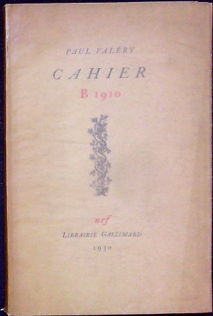 CAHIER B 1910