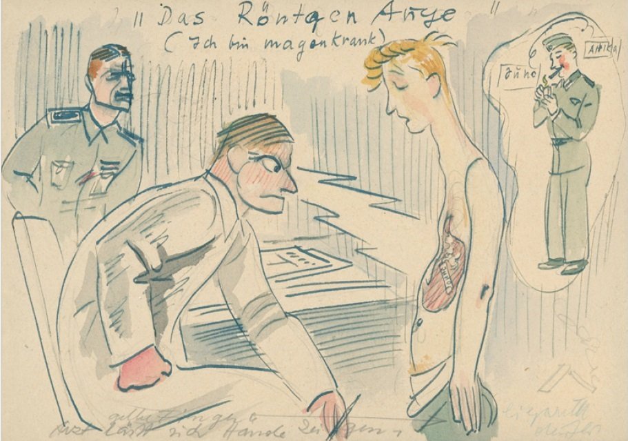 Kresby a malby na papíře z konce 30. a počátku 40. let 20. století