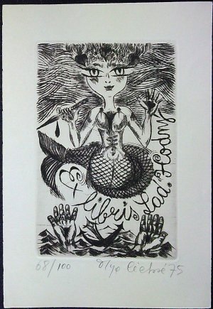 Ex libris Lad. Hodný.